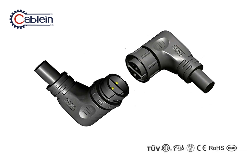 M16 Right Angle Field Wireable Connectors
